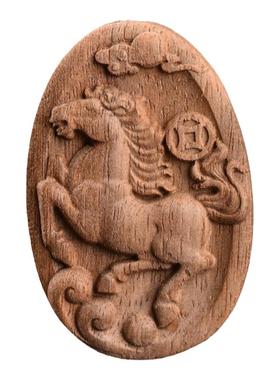 沉香木吊坠生肖项链挂件护身符