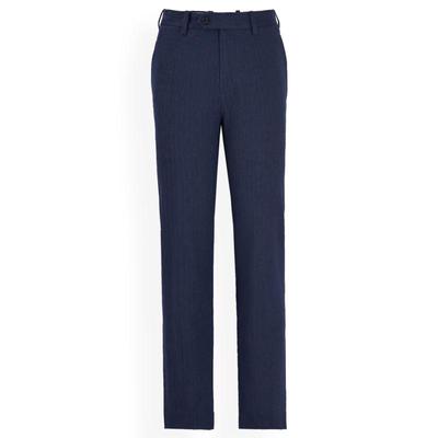 布克兄弟24梭织人字纹休闲长裤