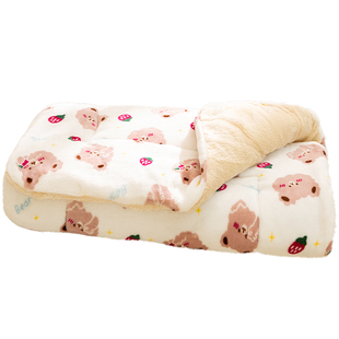 猫窝冬天保暖猫咪睡窝加厚宠物毛毯四季通用小猫被窝冬季过冬狗窝