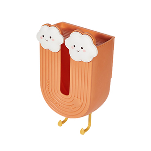 云朵纸巾盒壁挂式面巾纸洗脸巾收纳盒厕所卫生间厨房倒挂抽纸盒子