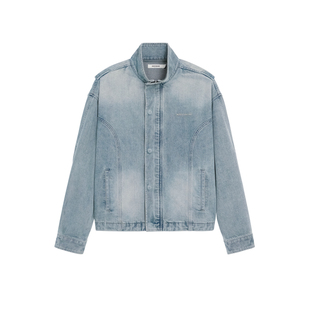 BODYDREAM短宽廓形牛仔外套男环保洗水Classic立领夹克 2026新品