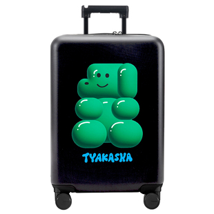 不莱玫大容量行李箱插画箱塔卡沙合作款登机箱拉杆箱密码箱女旅行