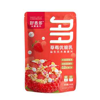 【4.9/袋，任选2到手4袋】好麦多酸奶水果烘焙非油炸燕麦片券后3.9元包邮