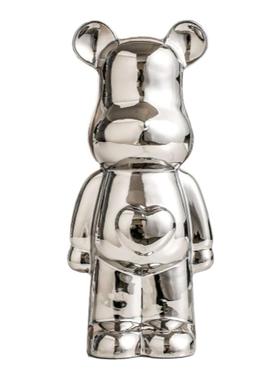 暴力熊直播间摆件陶瓷轻奢