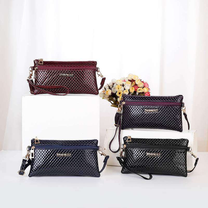 新品 包包中年女人手拿单肩斜跨包多层妈妈买菜包地摊跑江湖小包