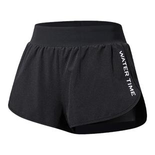 WaterTime游泳女衣分体冲浪服防晒走光运动速干高腰泳裤平角短裤