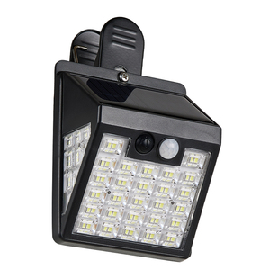 太阳能户外家用庭院灯2026新款人体感应免打孔阳台防水照明夹子灯