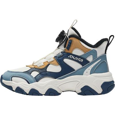 安踏儿童男大童冬季二棉中帮棉鞋