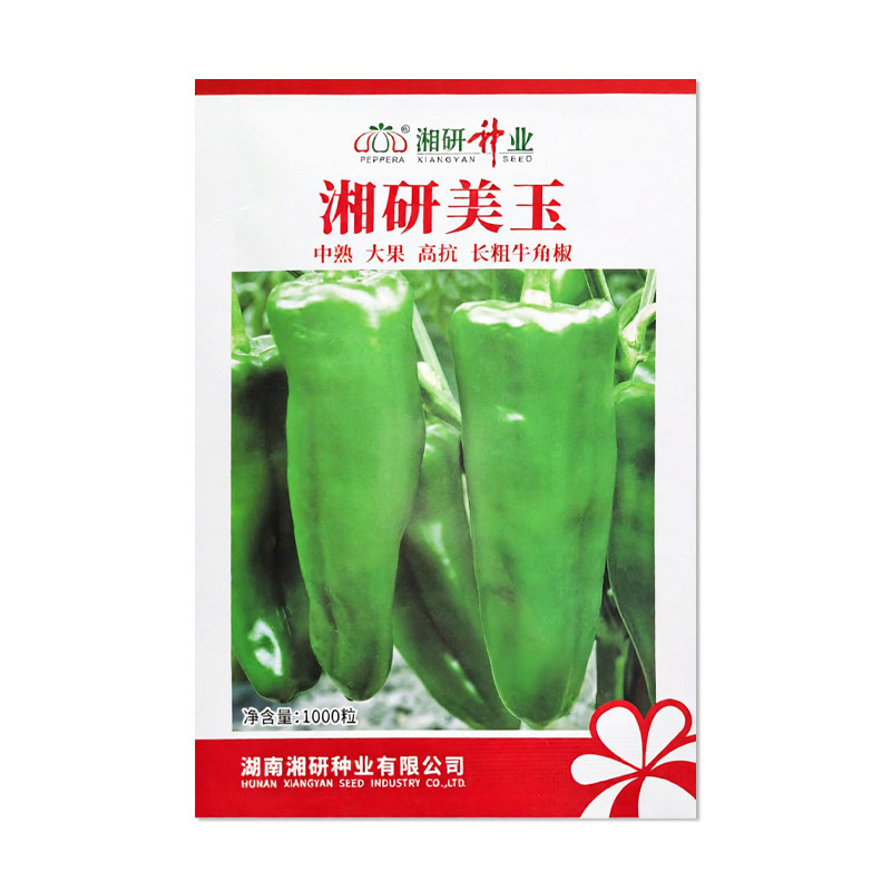 湘研美玉辣椒种子粗牛角椒种子
