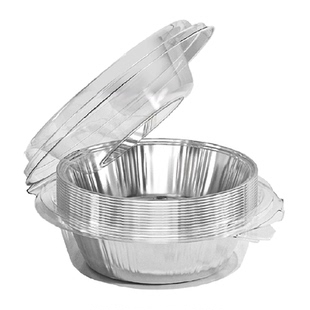 空气炸锅专用纸锡纸盘盒烧烤箱烘焙锡箔碗家用硅吸油纸食品级食物