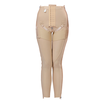 倩美一期大腿吸脂丰臀术后塑形美体裤中腰提臀塑身裤拉链塑腿裤