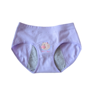 女童生理期专用内裤12-14岁初中生初潮卫生裤儿童纯棉姨妈安全裤