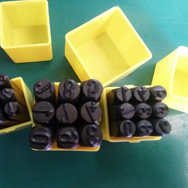 印字码钢字母数字钢印手动五金工具字头8mm-12.5mm钢字码