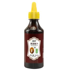 0脂肪调料黑胡椒酱拌面拌菜牛排