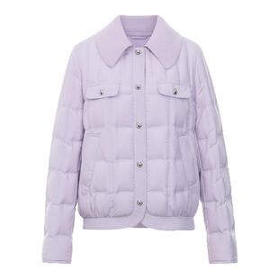 【花瓣羽绒】珂莱蒂尔2025冬新90鹅绒学院风女短款外套轻薄羽绒服