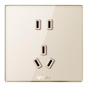 公牛开关插座官方旗舰店正品亚克力材质开关面板五孔插座公牛G62