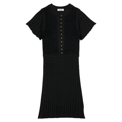 SANDRO针织短款连衣裙