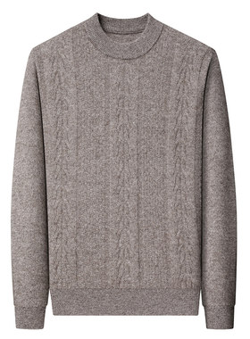 100%纯山羊绒冬季加厚保暖羊绒衫