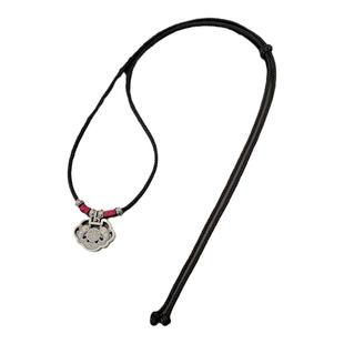 「万物有鲤，承运而来」新中式纯银锦鲤如意锁可调节项链长链女