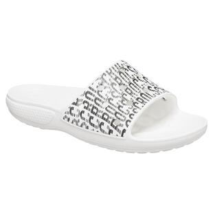 Crocs卡洛驰拖鞋女鞋新款夏季平跟舒适休闲纹理正品203126