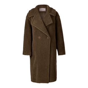 【美丽诺羊毛】Laurel劳芮秋冬长款泰迪大衣外套女LWD333R00800