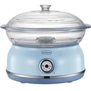 拓璞玻璃透明电蒸锅多功能海鲜自动蒸汽气锅家用快速蒸笼蒸蛋