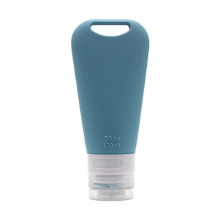 露营出游便携免洗洗手液手消分装瓶 硅胶旅行分装瓶带孔可挂包包