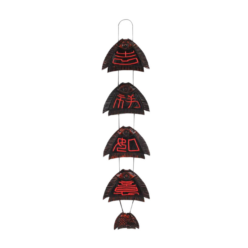 【雅轩斋】桃木手工木雕挂件 吉祥如意鱼壁饰 特色家居工艺品