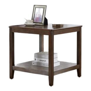 沙发边几茶几客厅家用方几边角柜简约小长桌子实木美式收纳床头桌