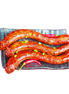 周小贱65g风干充气氮气鸭脖子网红整根即食锁鲜肉类零食休闲小吃