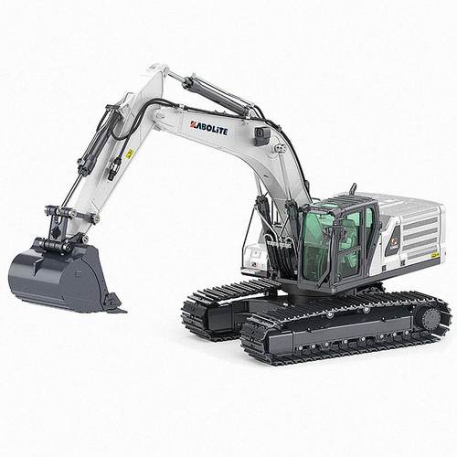 KABOLITE卡勃力特1:18三合一液压全合金遥控挖掘机电动模型挖土机