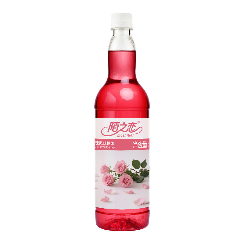 陌之恋玫瑰风味糖浆调鸡尾酒拿铁糖浆