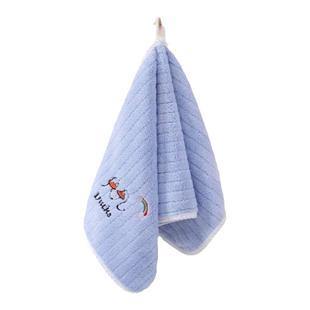 儿童毛巾洗脸小号宝宝洗澡珊瑚绒纯棉柔软吸水家用成人大新款加厚