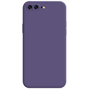 适用于苹果se3手机壳iphone8plus液态硅胶新款iphone7全包防摔软套8纯紫色直边se2代高级感7plus男女网红七八