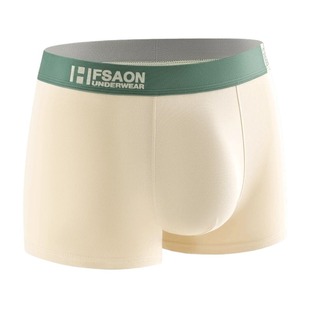 雅鹿男士内裤男生纯棉运动大码肥佬四角短裤头加肥加大码平角裤衩