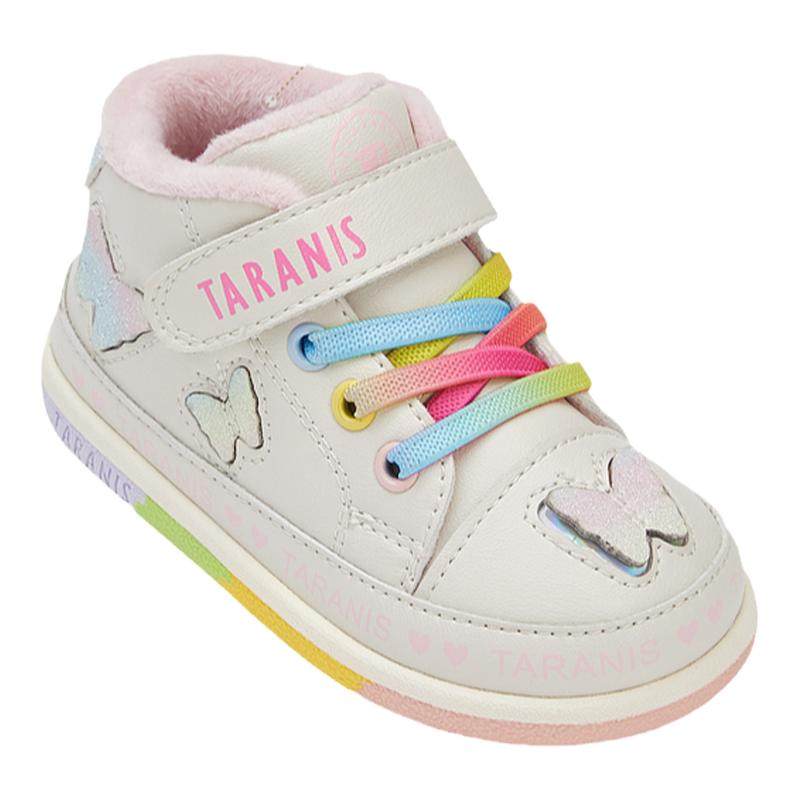 泰兰尼斯冬季新款学步鞋女宝宝机能鞋加绒保暖鞋婴儿防滑软底童鞋