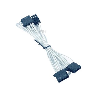 鑫谷全模组电源定做线 显卡8Pin供电线8P转双6+2镀银大功率模组线