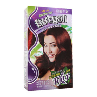 五贝子植物染发正品五倍子天然纯植物染发剂黑色焗油膏2026流行色