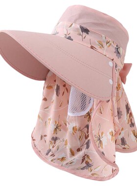 大帽檐防晒帽子女遮阳透气夏季