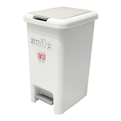 【热销TOP】手按脚踩垃圾桶大号