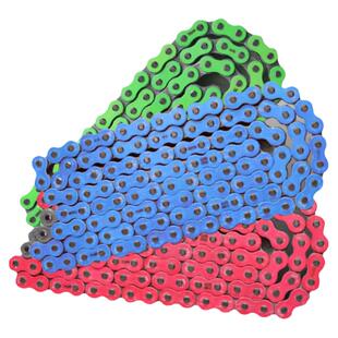 日本RK链条428/520/525/530改装摩托车彩色油封链XSO等级系列街道