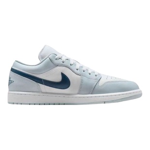 乐积运动 AIR JORDAN 1 AJ1 浅蓝白 低帮 复古篮球鞋 553558-400
