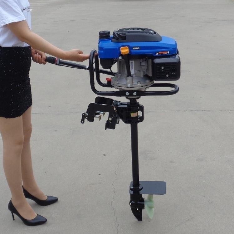 汽油动力7.5马力船外挂机养殖船挂浆机图片浅水船挂机厂家