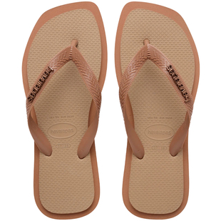 Havaianas哈唯纳2026年春夏新款方头撞色人字拖外穿海边度假拖鞋