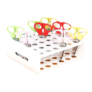 幼儿园剪刀收纳盒儿童学生手工美术室置物架剪刀架美工区角收纳筐