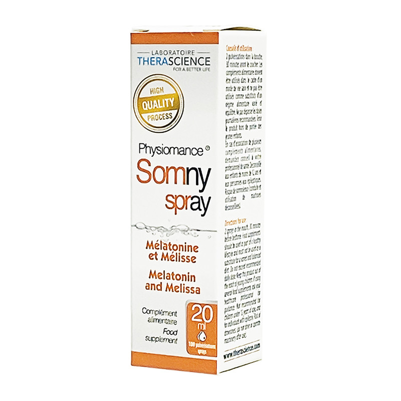 原装somnyspray法国褪黑素喷雾睡喷眠维生素B6B12迷迭香酸-桔色款