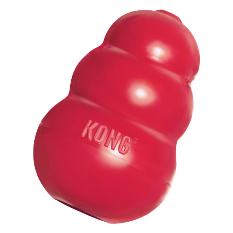 Kong葫芦猫狗宠物橡胶耐咬经典玩具漏食啃咬磨牙训练用品