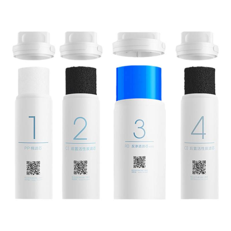 小米净水器600G滤芯1号PP棉2号前置4号后置3号RO反渗透400G厨下式