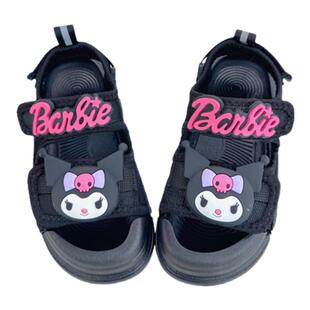 女童夏日运动沙滩鞋儿童黑色凉鞋2026新款夏季中大童女生女款女鞋