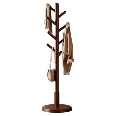 三梦全实木卧室落地挂衣架